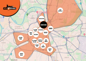 map of nashville neighborhoods